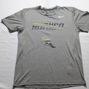 Nike Gray Short Sleeve Tee with Graphic Design